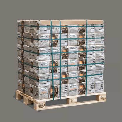 Braunkohlebriketts 90 x 10 kg