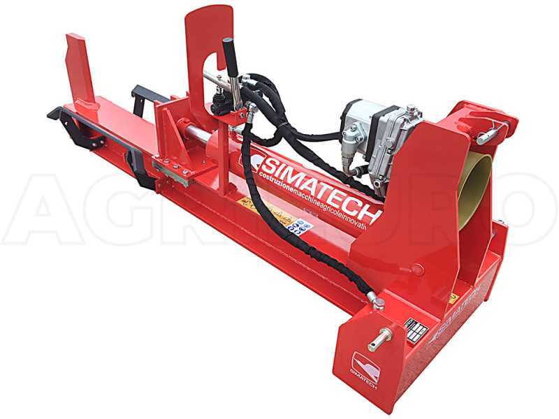 Simatech S350 - Liegender Holzspalter für Traktor - 35 T - Kolbenhub 800 mm