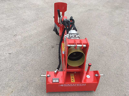 Simatech S350 - Liegender Holzspalter für Traktor - 35 T - Kolbenhub 800 mm