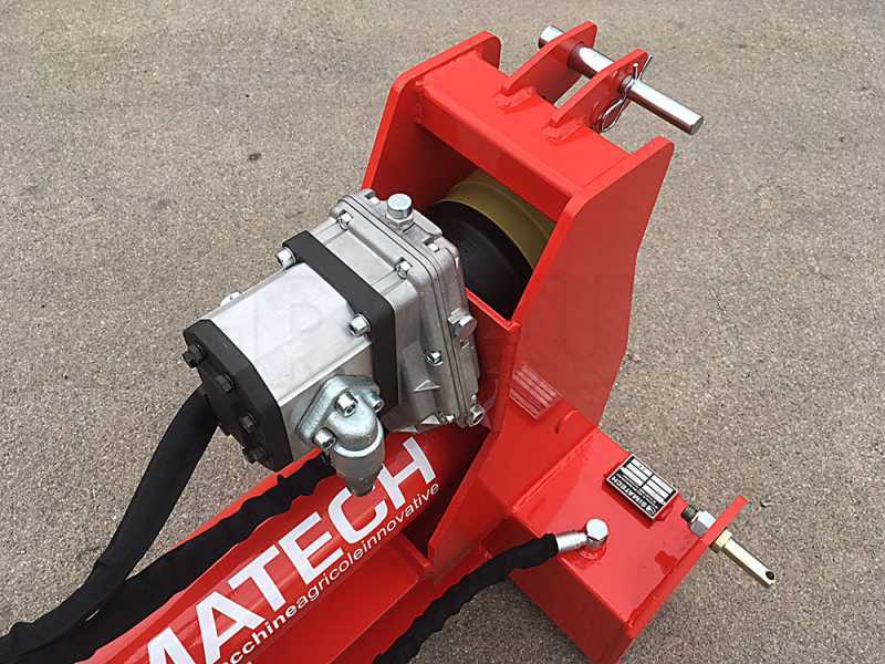 Simatech S350 - Liegender Holzspalter für Traktor - 35 T - Kolbenhub 800 mm