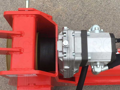 Simatech S350 - Liegender Holzspalter für Traktor - 35 T - Kolbenhub 800 mm