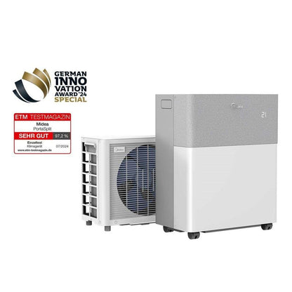 Midea PortaSplit Mobile Split Klimaanlage 12000 BTU 3.5 kW WiFi 4-in-1 Wärmepumpe